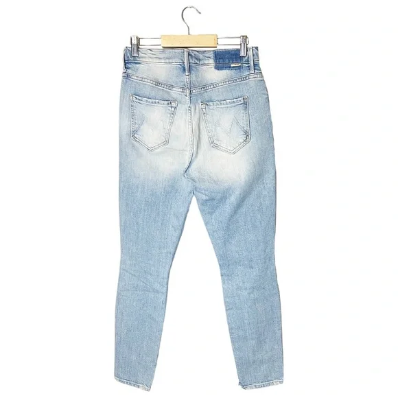 Mother Superior The Super Stunner Ankle Distressed Skinny Jeans Say Amen Again